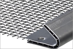crimped wire mesh for vibraing screen fabric