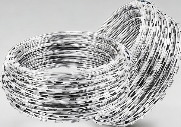 CBT-65 Heavy-Blade Concertina Razor Wire