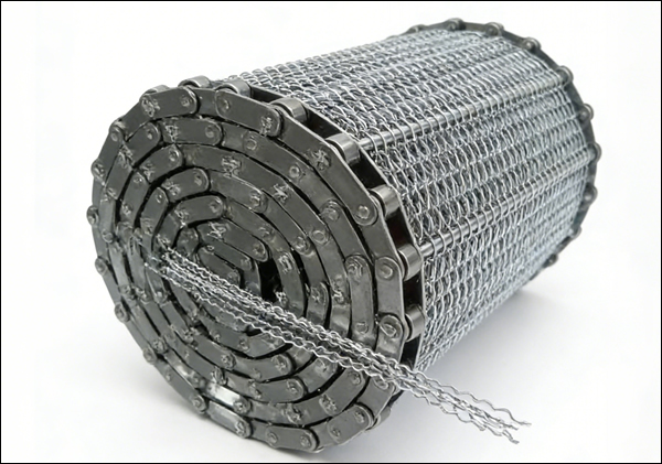 Chain-Driven Flat Wire Conveyor Belt