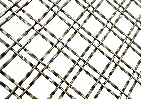 square decorative crimped wire mesh