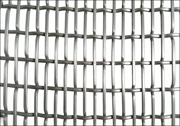 rectangular decorative crimped wire mesh