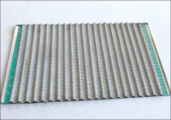 Single-Side Bordered Wave Type Shale Shaker Screen