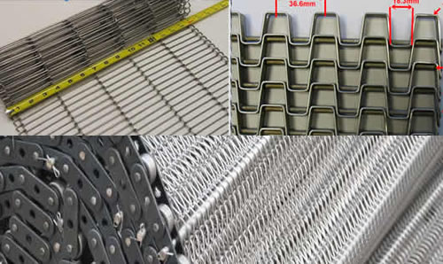 Details about   flat flex stainless steel food grade wire belt conveyor belt 28 inch 